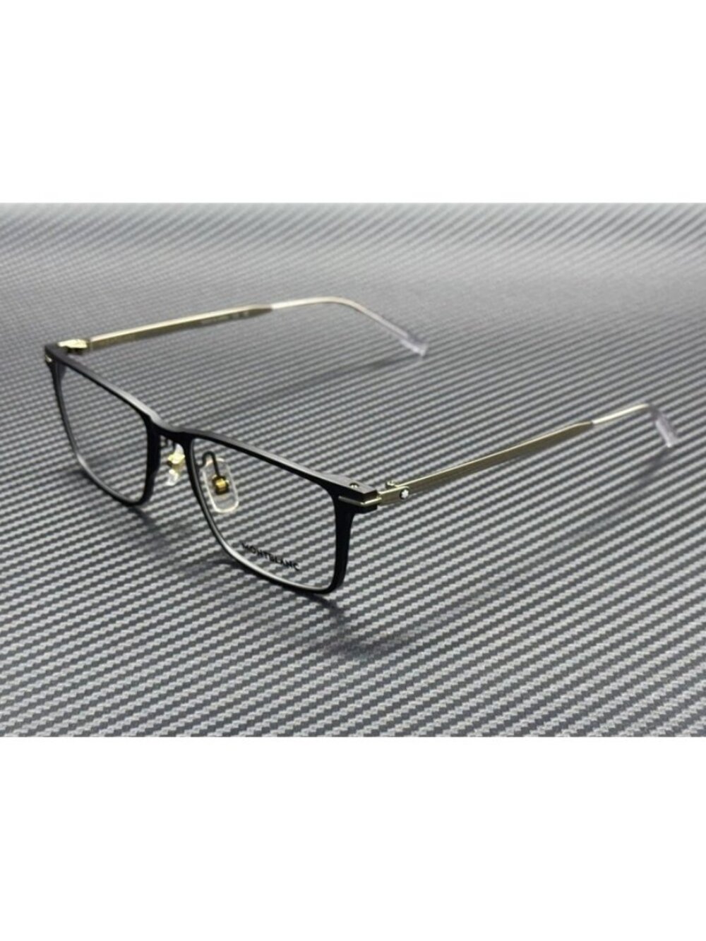 New Montblanc Men Black Gold Eyeglasses 56-18-150